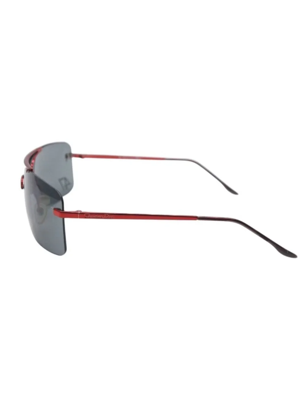 Dior Sunglasses 47 Rhinestone Metal Red Eyewear